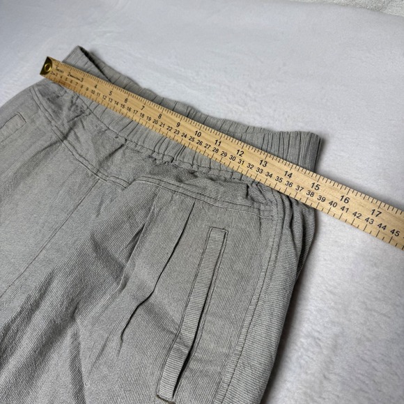 HEI-HEI Anthropologie Beach bound Linen Pants Pull On Cropped Size S - Picture 6 of 8